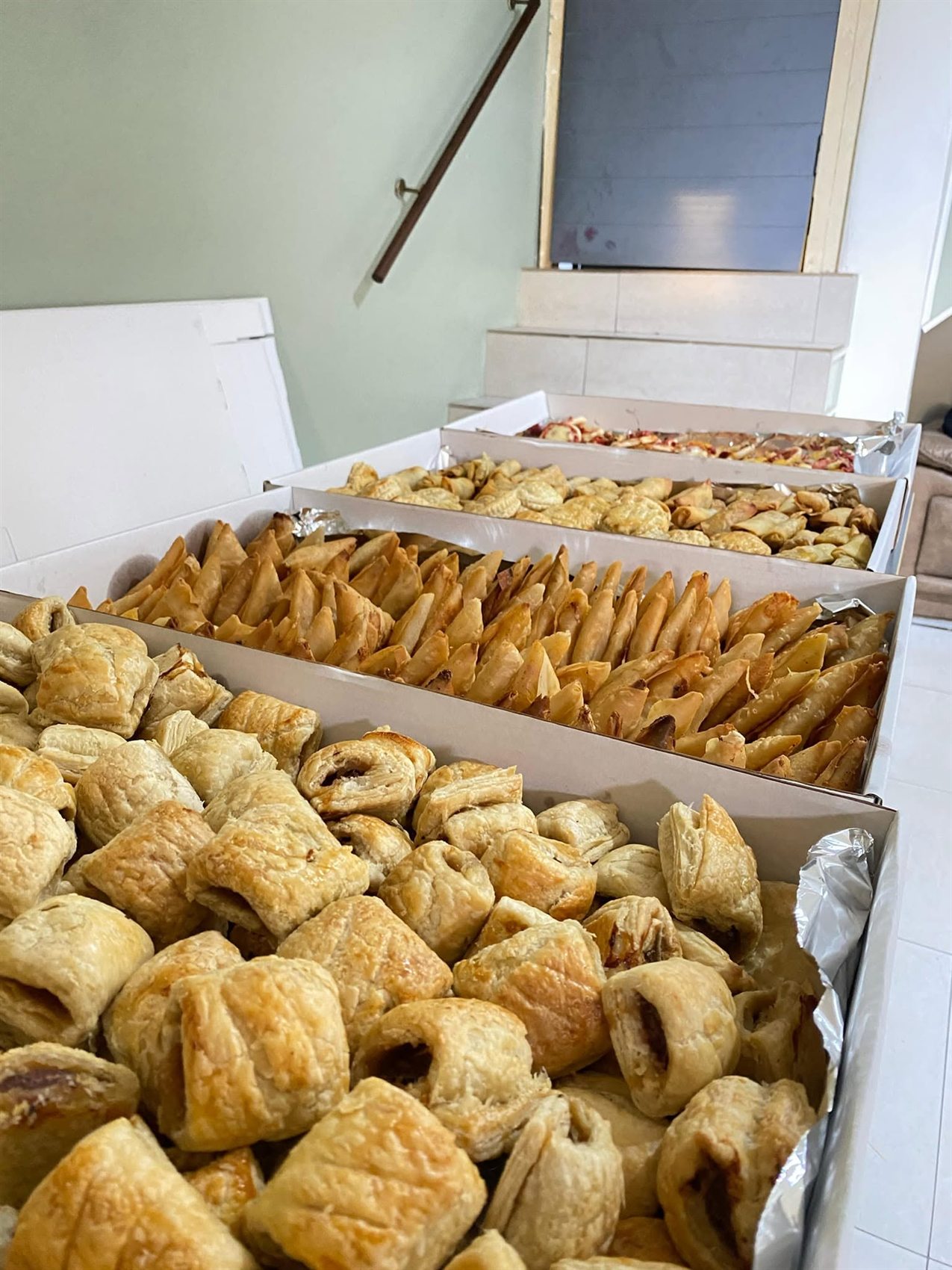 Fresh pastry box prepared by The Sugar Gallery